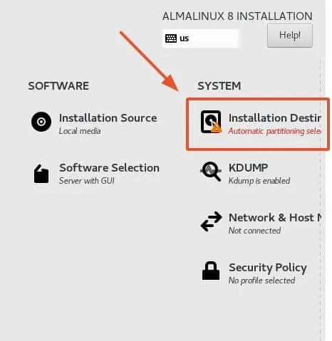 almalinux 8 install 5