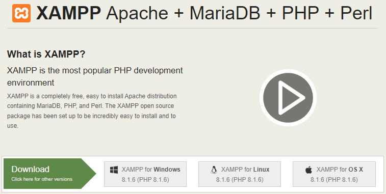 xampp for windows
