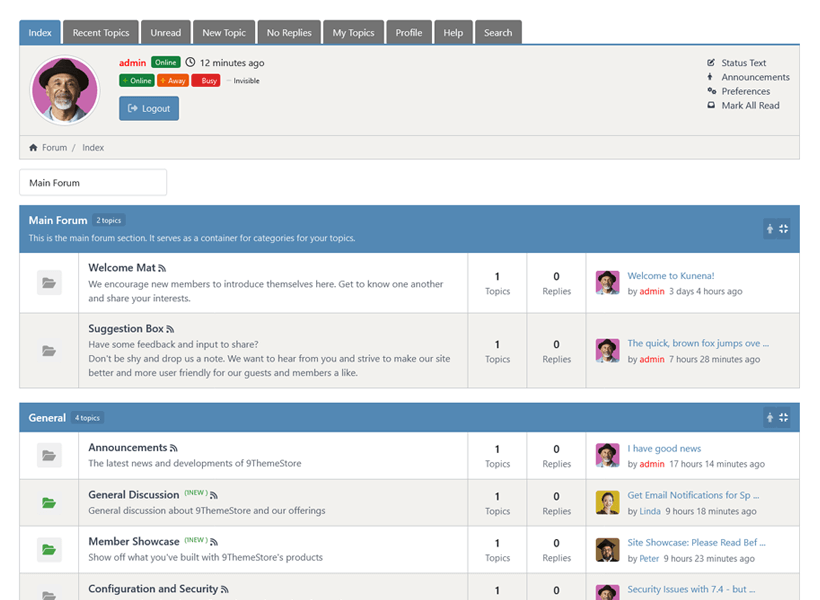 kunena-template